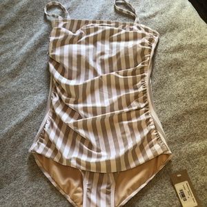 Albion Sandy Stripe Ballerina One-Piece Swimsuit